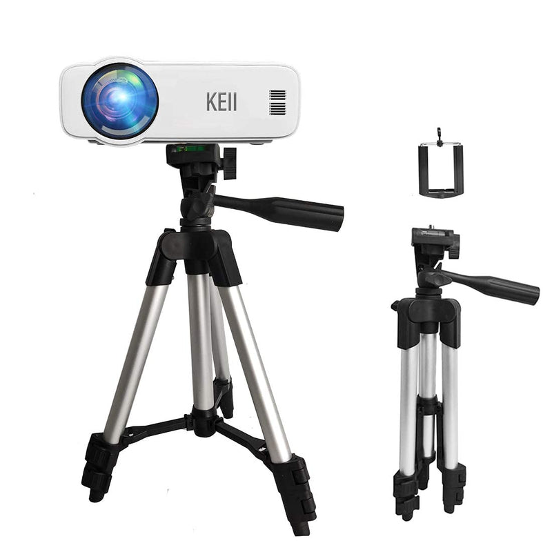 [Australia - AusPower] - Tripod Stand,Lightweight Aluminum Desktop Tripod Stand for Mini Projector,Video,Camera,Ring Light with Universal Cell Phone Holder,Adjustable Height 11" to 24.8" 