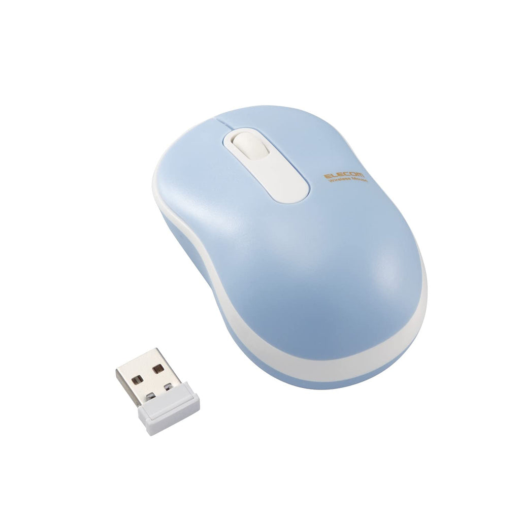 [Australia - AusPower] - ELECOM 2.4G Wireless Compact Size Mouse, Compatible with Windows 11, Right/Left Handed Use, Less Noise Clicking Sound, 1000 DPI (M-DY10DRSKBUL) 