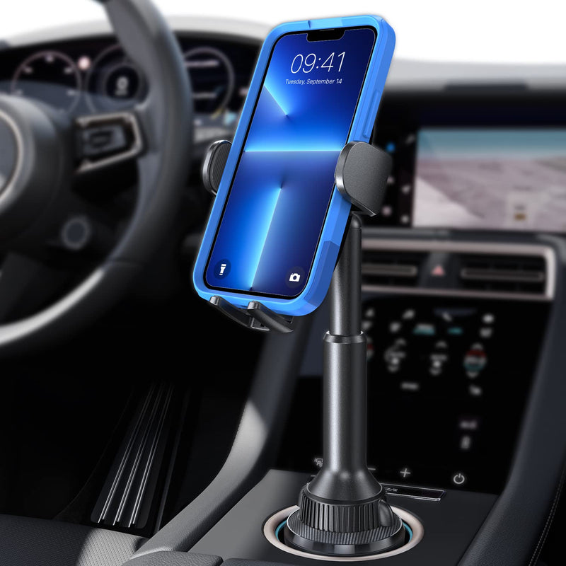 [Australia - AusPower] - Cup Holder Phone Mount, No Shaking Cup Phone Holder for Car, LISEN Cell Phone Holder Mount for Cars, Trucks, SUVs etc, Compatible with iPhone 13/13 Pro/13 Pro Max,12 / 12 Pro, All 4-7in Phones 