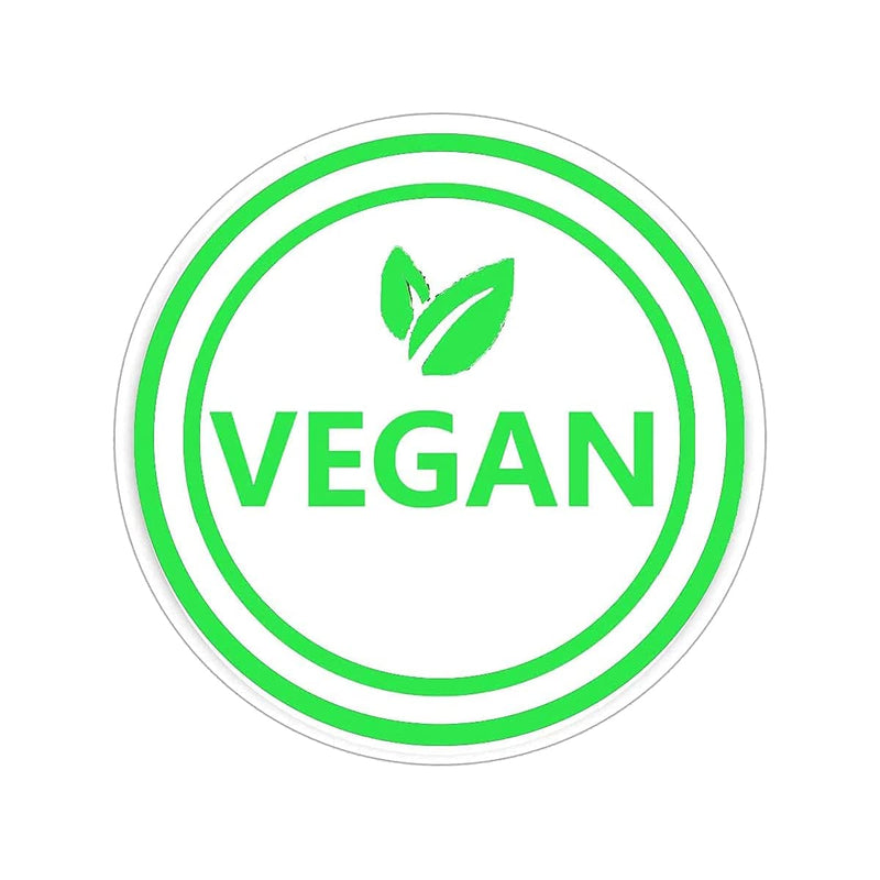[Australia - AusPower] - Vegan Food Rotation Labels,1.5 Inch Round Circle Dot Vegan Stickers(500 pcs per roll) 