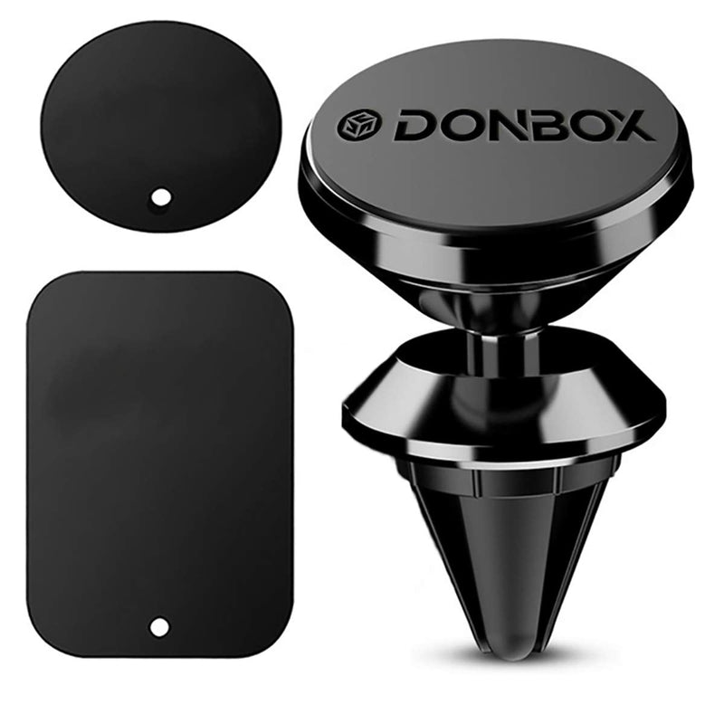 [Australia - AusPower] - DONBOX Magnetic Car Mount Phone Holder - Cellphone Dock with Strong Magnet for Air Vent - 360° Rotation - Compatible with iPhone SE 12 11 Pro X XR XS Max Samsung Galaxy S20 Note20 & All Phones 