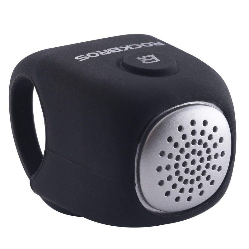 [Australia - AusPower] - Rock BROS Electra Bike Bell 90dB Electric Cycling Bells Horn Loud Bicycle Horns Water-Resistant 3 Sound Modes Bike Bells Black 