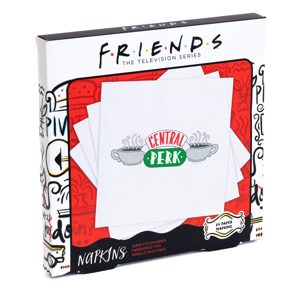 [Australia - AusPower] - Central Perk Napkins, 24 Paper Party Napkins, Officially Licensed Friends TV Show Merchandise 