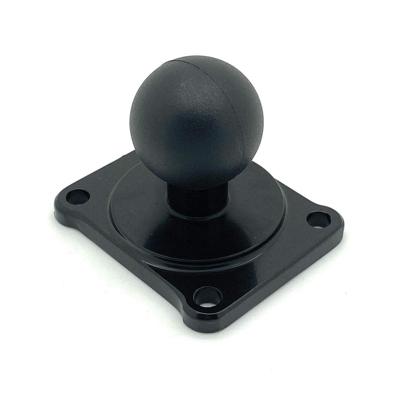 [Australia - AusPower] - ChargerCity Drill Base 25mm 1" Ball w/AMPS Hole Pattern. All Metal Construction w/Rubber Coating on Ball. Compatible with RAM and 1 Inch Ball Systems from Arkon, iBolt and More. 