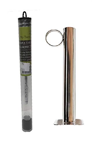 [Australia - AusPower] - Tap My Trees VT State Tested Maple Syrup Hydrometer And Hydrometer Test Cup Bundle For Testing Maple Syrup 