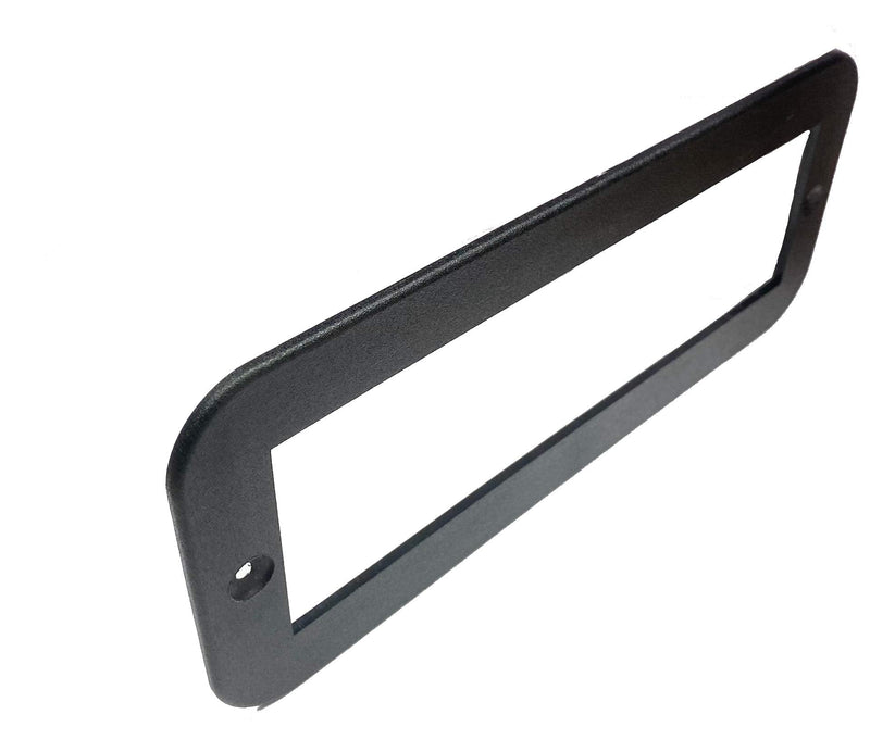 [Australia - AusPower] - Generic Kioti Radio Mounting Plate for Mounting Single Din Stereo Radio Mount Black Trim Bezel 