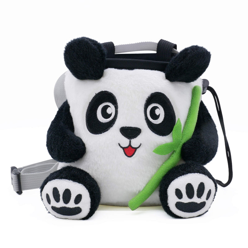 [Australia - AusPower] - YY Vertical Panda Chalkbag for Rock Climbing Gymnastics Bouldering Suitable for Adults and Children Cute Animal Chalk Bag with Belt Ideal for Rock Climbing 