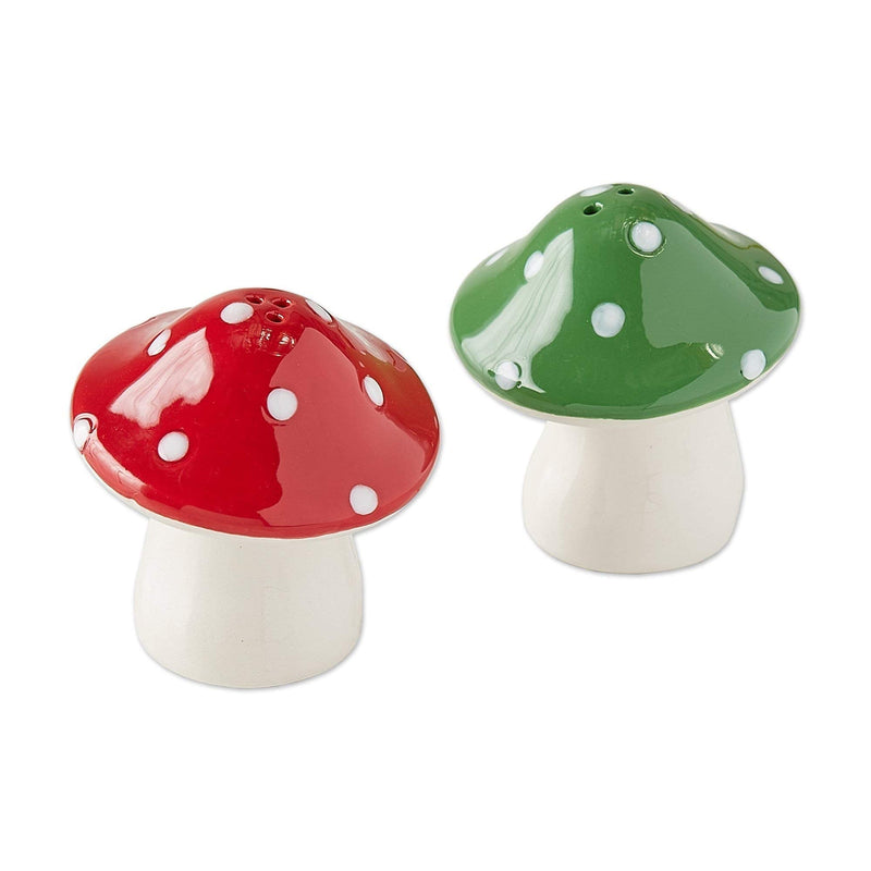 [Australia - AusPower] - Design Imports DII Ceramic Salt & Pepper Shaker Set, Mushrooms 