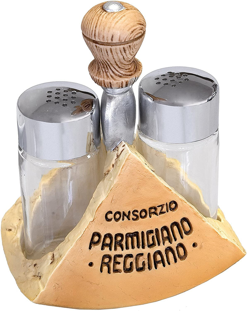 [Australia - AusPower] - Parmigiano - Reggiano - Traditional Italian ‘Salt and Pepper’ Set Dispenser 