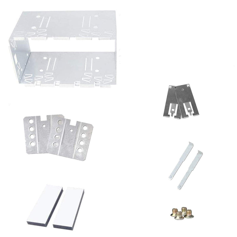 [Australia - AusPower] - Universal Car Radio Mounting Double Din 2 Din Car Cage Head Unit Cage Fitting Kit 
