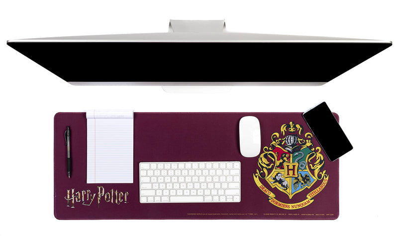 [Australia - AusPower] - Paladone Official Harry Potter Hogwarts Crest Desk Mat, Purple Non-Slip 