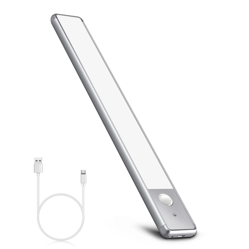 [Australia - AusPower] - 52LED Closet Light, EZVALO Rechargeable Night Light Under Cabinet Light Motion Sensor Light Wireless Dimmable Lights for Kitchen, Wardrobe, Stairs, Bedroom, Hallway 