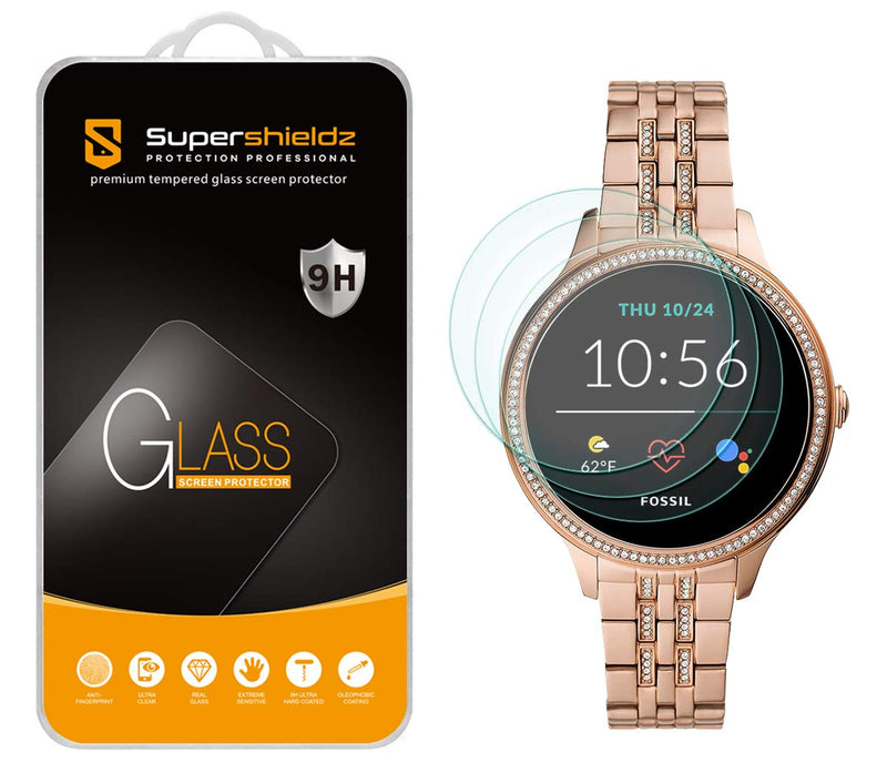 [Australia - AusPower] - (3 Pack) Supershieldz Designed for Fossil Women's Gen 5E 42mm Smartwatch Tempered Glass Screen Protector, Anti Scratch, Bubble Free 