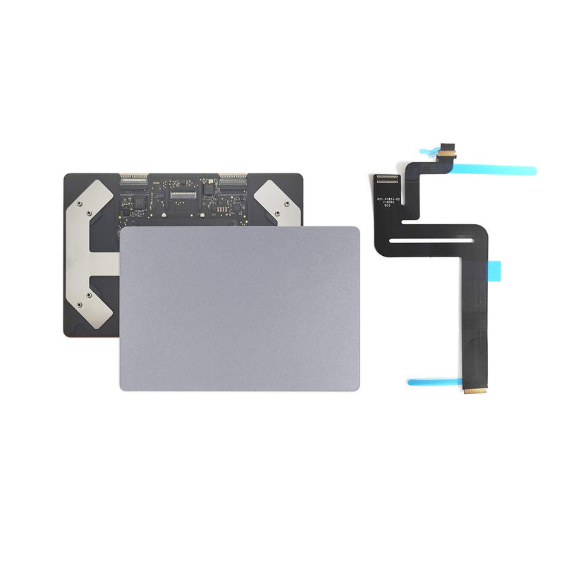 [Australia - AusPower] - ICTION Original New Space Gray Color A1932 Touchpad Trackpad for MacBook Air 13.3 inch A1932 Touchpad Trackpad with Cable 2018 Year 