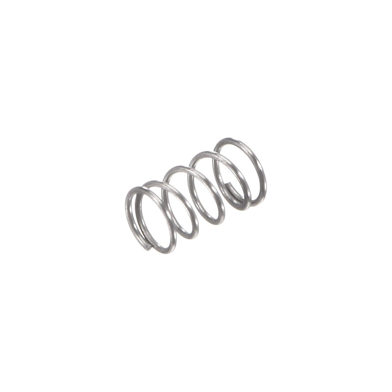 [Australia - AusPower] - uxcell Compression Spring,304 Stainless Steel,3mm OD,0.3mm Wire Size,5mm Compressed Length,3mm Free Length,2N Load Capacity for Home Projects, Silver Tone,10pcs 5mm 