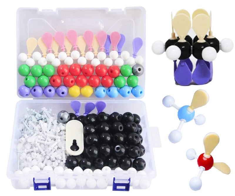 [Australia - AusPower] - LINKTOR Chemistry Molecular Model Kit (323 Pieces), Student or Teacher Set for Organic and Inorganic Chemistry Learning, Motivate Enthusiasm for Learning and Raising Space Imagination 323pcs Kit 