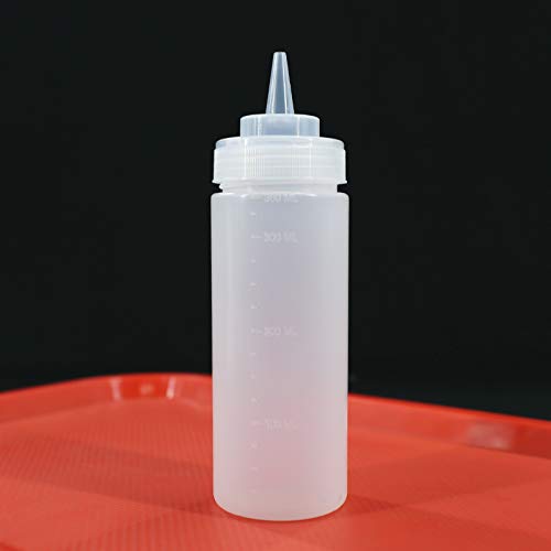 [Australia - AusPower] - 12oz. Plastic Squeeze Bottle Dispenser ,Refillable，Pack of 6 12oz 