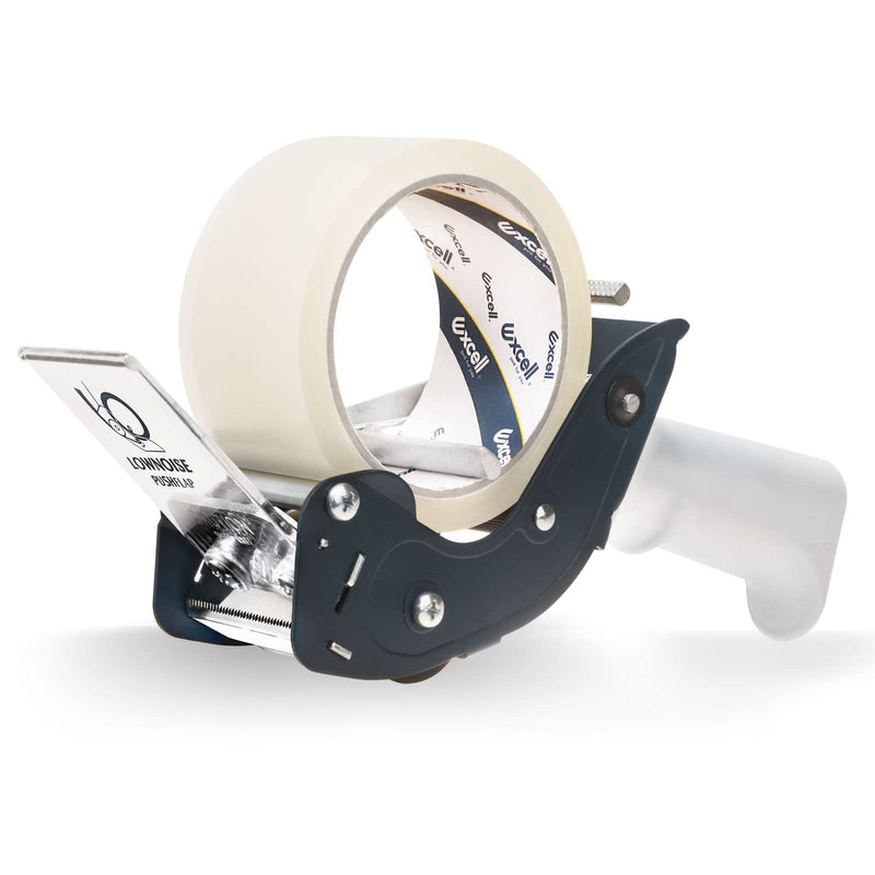 [Australia - AusPower] - Excell Tape Dispenser with Low Noise Design When Packaging The Boxes, Packing Gun Plus 1 Free Transparent Tape (Approximately 0.05mmx48mmx50M) Used for Shipping, Moving, Office and Warehouse - 1Pack 1-Pack 
