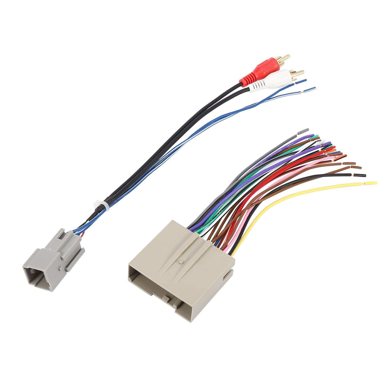 [Australia - AusPower] - X AUTOHAUX 70-5521 Car Stereo CD Player Wiring Harness Wire Radio Adapter Install Plug Set for Ford Focus 2005-2007 