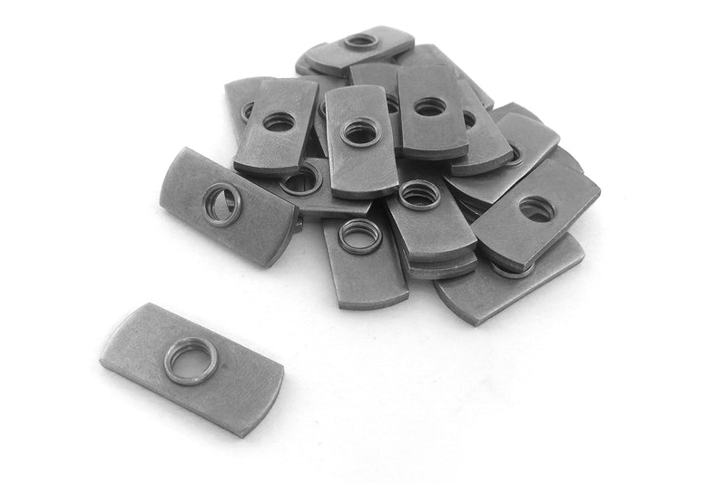 [Australia - AusPower] - Taytools TTW05928 1/4-20 Centered Hole Sliding T-Nuts for T Track Extrusions 25 Pack 