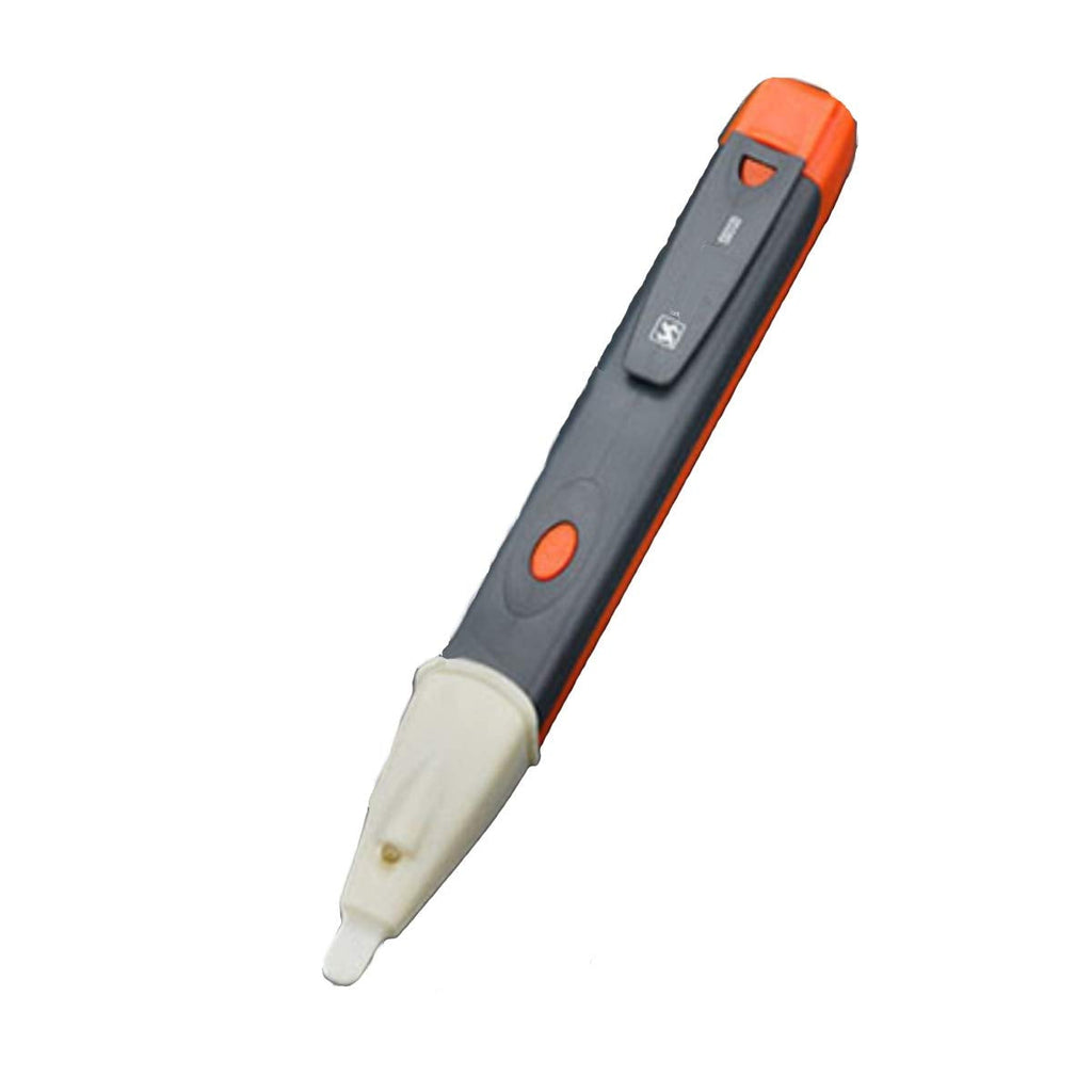 [Australia - AusPower] - Edward Tools Harden Pro Non Contact Voltage Detector - Flashlight Tip - Electrical Volt Detector Pen for 90V -1000V - Auto Shutdown - LED Light/Buzzer Alarm - Batteries Included (1) 1 