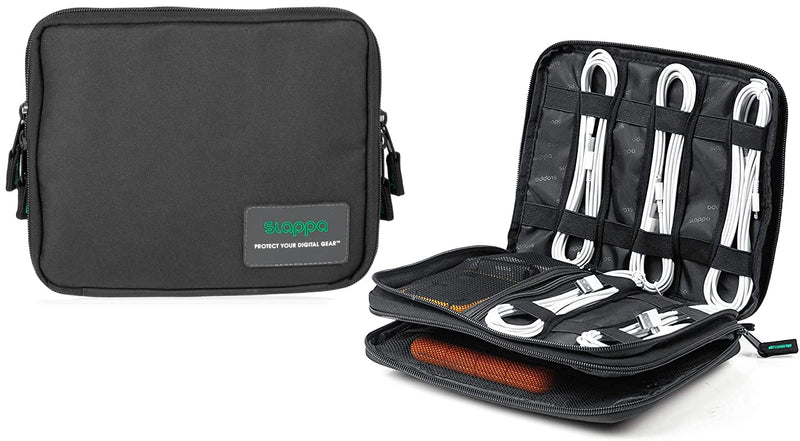 [Australia - AusPower] - Slappa Travel Organizer for Electronic Devices, Charging Cables, Flash Storage and Accessories; Small (SL-TRAVELORGANIZER-SM) 