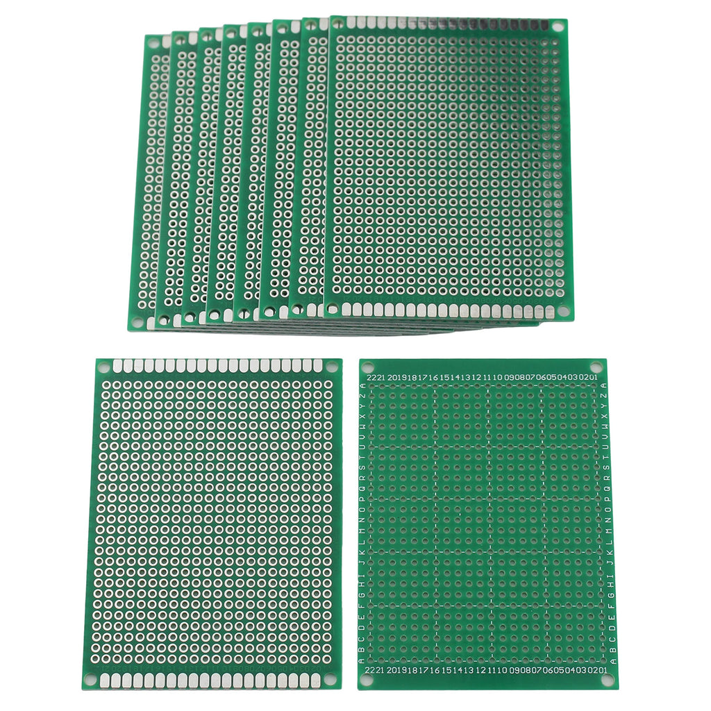 [Australia - AusPower] - Single Sided Universal PCB Prototype Soldering Circuit Board - 6x8cm (10 Pack) 10pcs 6x8 