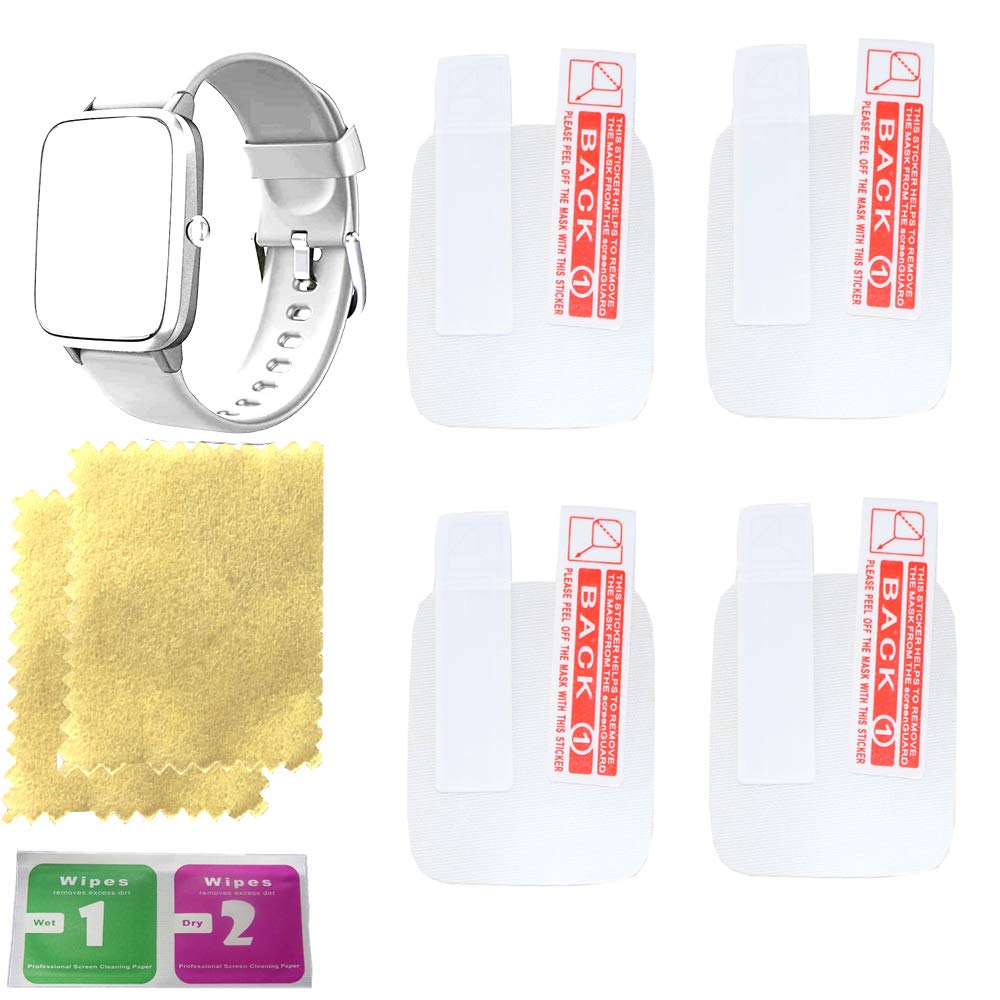 [Australia - AusPower] - OCTelect screen protector for willful smart watch protector with 4PCS in one pack 