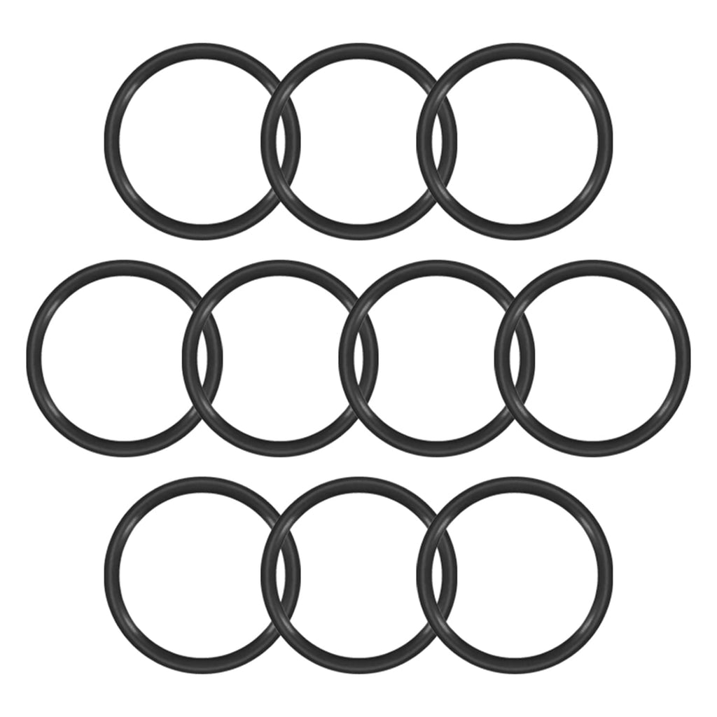 [Australia - AusPower] - Bettomshin 10Pcs Fluorine Rubber O-Rings 0.51"x0.43"x0.04"(ODxIDxW) Black Metric FKM Sealing Gasket for Replacement Machinery Plumbing and Pneumatic Repairs Sealing Accessories 