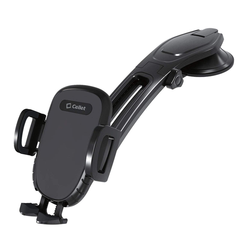 [Australia - AusPower] - Phone Holder, Car Dashboard Cell Phone Mount with Strong Suction Cup Universal Cradle Compatible with Apple iPhone Samsung Galaxy Note Android GPS LG 