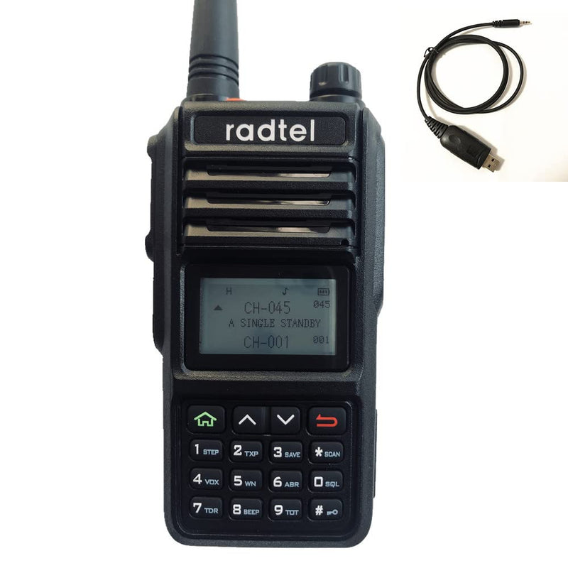 [Australia - AusPower] - Radtel RT-480 5 Watt 256CH IP67 Long Range Dual Band Waterproof Walkie Talkie Portable Two-Way Radio for Hiking Camping 