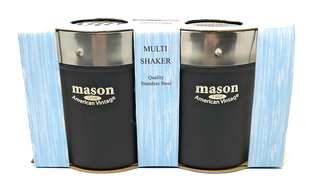 [Australia - AusPower] - Grant Howard Mason Stainless Steel Multi Shaker Set Black 