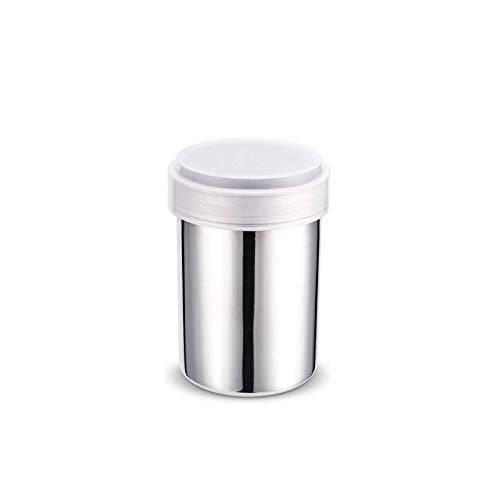 [Australia - AusPower] - Aliotech Powder Sugar Shaker With Lid Stainless Steel Fine Mesh Shaker Cinnamon Icing Sugar Powder Cocoa Flour Chocolate Coffee Sifter Sprinkler Dredgers for Coffee Cappuccino Latte 