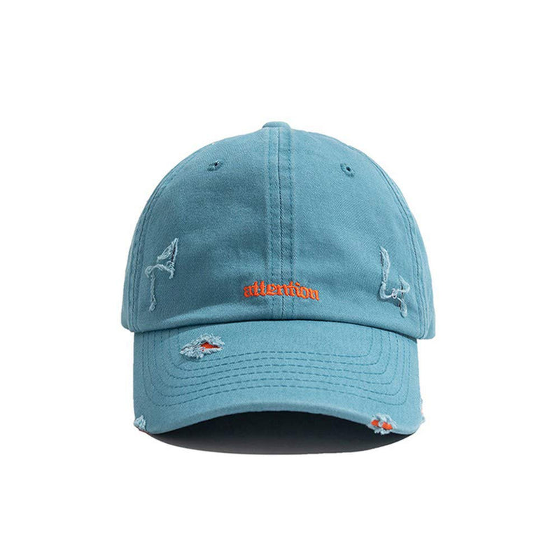 [Australia - AusPower] - Croogo Unstructured Soft Baseball Cap Unisex 6 Panel Low Profile Dad Hat Adjustable Polo Trucker Hat Sun Cap for Daily Wear Bc03-blue 