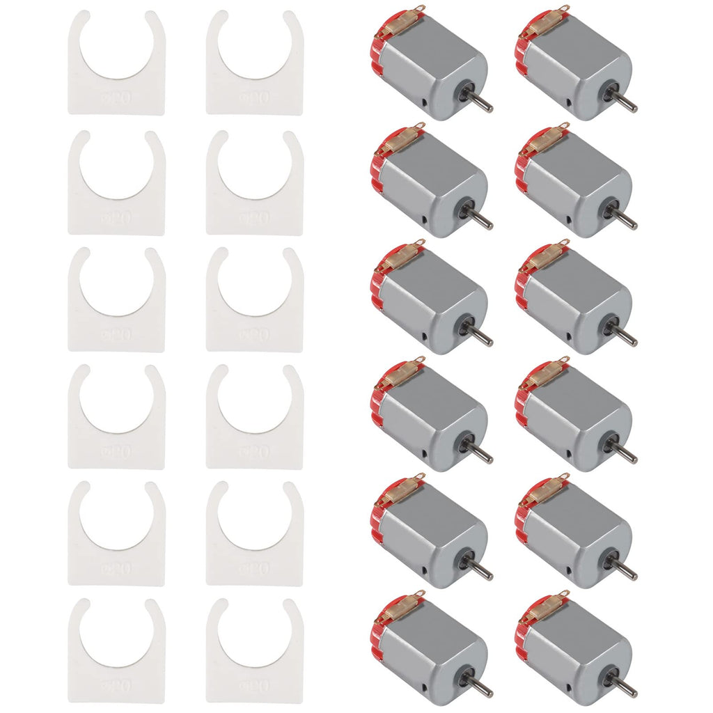 [Australia - AusPower] - 24PCS Micro 130 DC Motor Brushed DC 1.5V-3V 16500 RPM Cars Toys Electric Motor, Torque DIY Remote Control Toy Car Hobby Motor, Metal Car Engine Motor Kit for DIY Toys Science Projects Smart Car Red 
