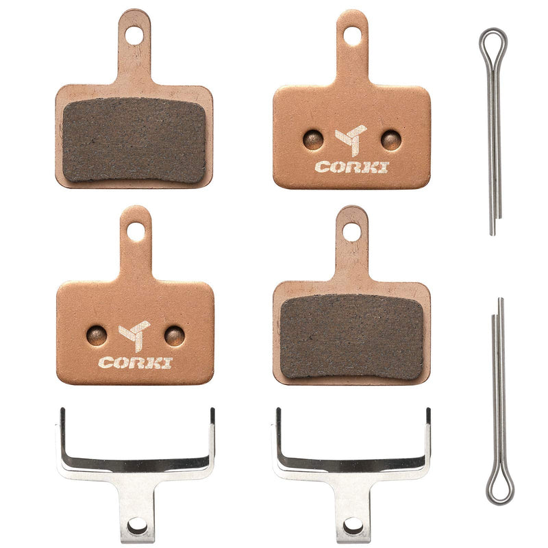 [Australia - AusPower] - 2 Pairs Brake Pads for TRP Tektro Shimano Deore Br-M575 M525 M515 T615 T675 M505 M495 M486 M485 M475 M465 M447 M446 M445 M416 M415 M395 M375 M315 M355 C601 C501(Resin,Semi-Metallic,Sintered Metal) 