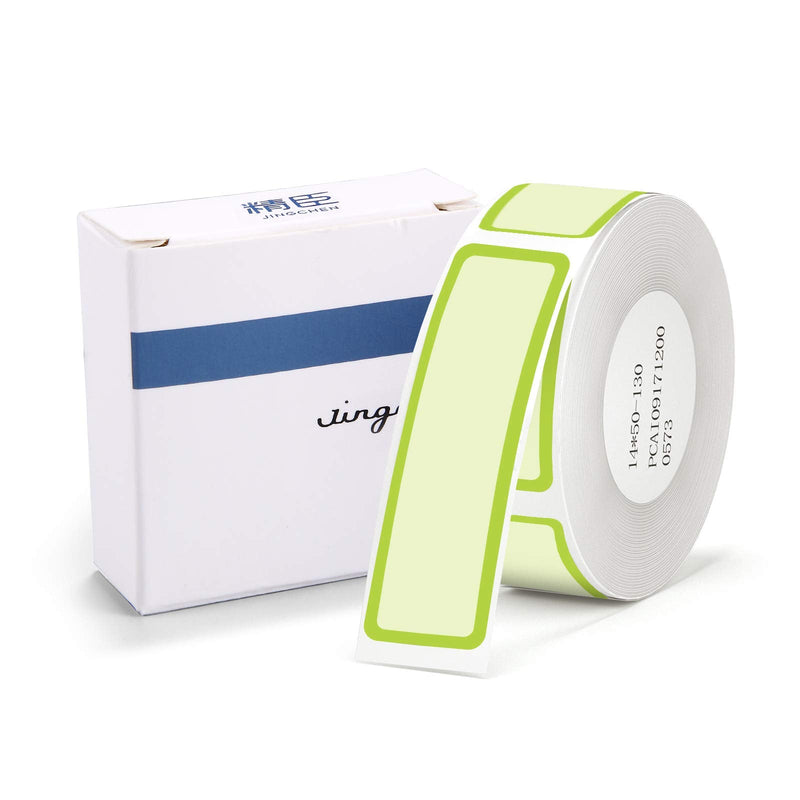 [Australia - AusPower] - NIIMBOT D11 Label Maker Tape Adapted Label Print Paper Standard Laminated Office Labeling Tape Replacement (Apple Green) Apple Green 
