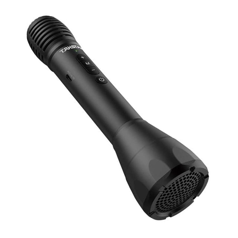 [Australia - AusPower] - 2 in 1 Bluetooth Wireless Microphone & Voice Ampfilier, Portable Handheld Mic for Karaoke/Meeting/Outdoors/Speech/Party - Takstar DA10 (Black) 