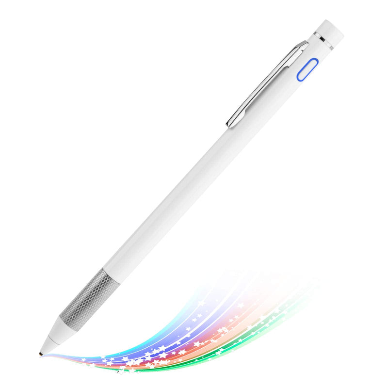 [Australia - AusPower] - Stylus Pen for iPad Pro 12.9" 2020 4th Generation Pencil,Rsepvwy Active Digital Stylus with 1.5mm Ultra Fine Tip Stylus Pencil for iPad Pro 12.9" 2020 4th Generation,White 