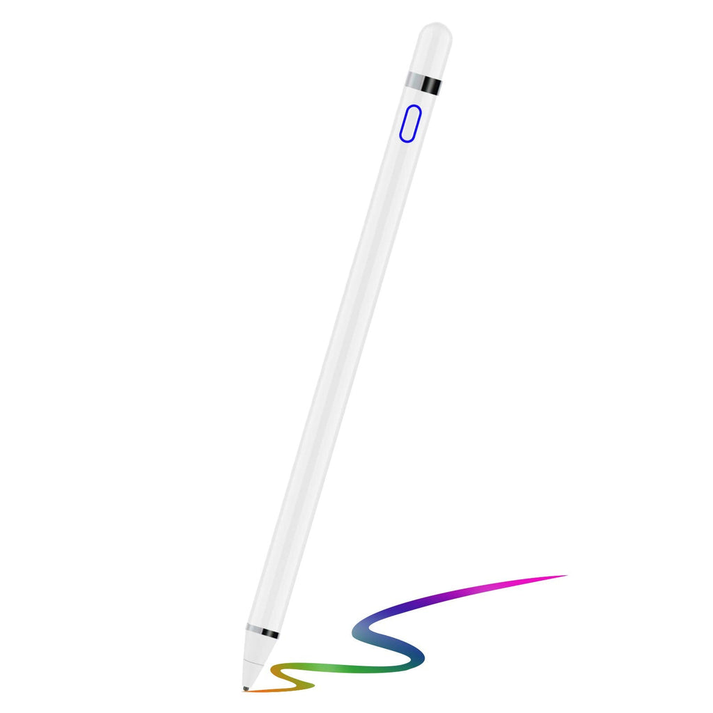 [Australia - AusPower] - Stylus Pen Touch Screen Pencil: Active Stylus Pens Compatible for Apple iPhone iPad HP DELL Tablet Phone Laptop Chromebook Kindle Fire - Fine Point Digital Capacitive Drawing Pencil 