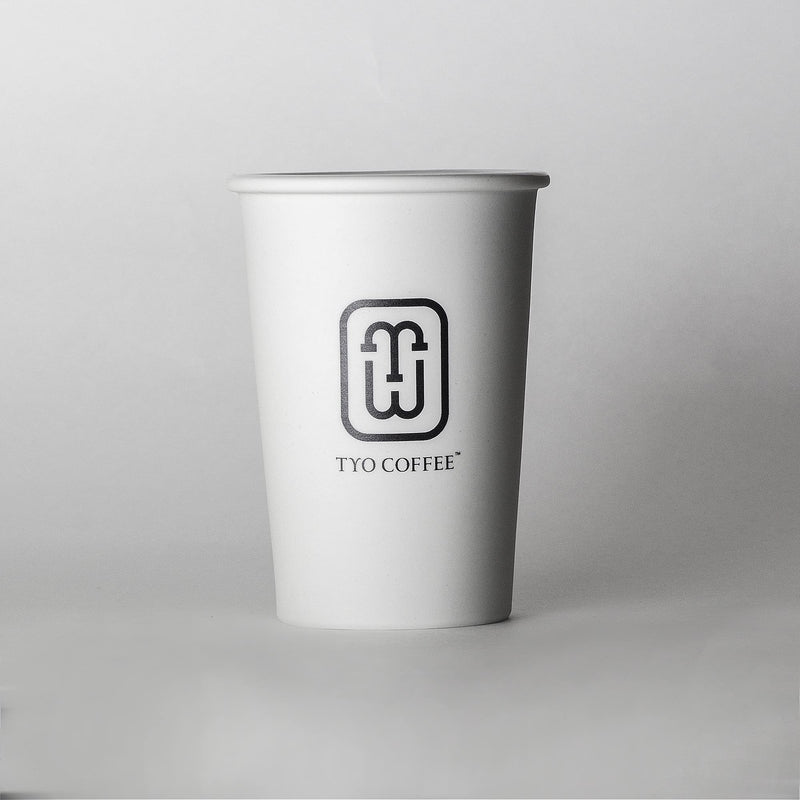 [Australia - AusPower] - TYO COFFEE Traditional Japanese Hasami-yaki Porcelain Paper Cup Style Tumbler Long (300ml) 300ml 
