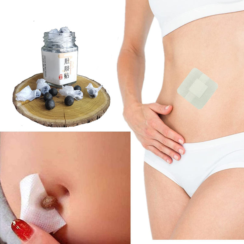 [Australia - AusPower] - Mugwort Belly Button Particles Abdomen Moxa Pill Moxibustion Wormwood Tummy Pellet(40pcs) 