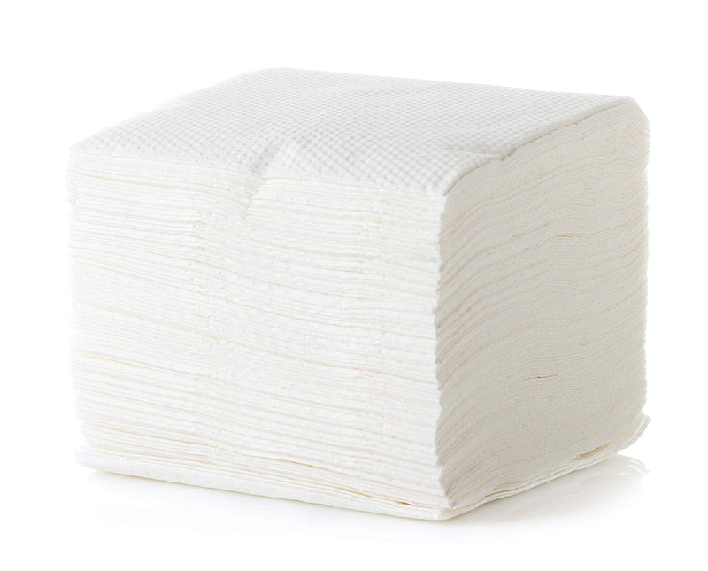 [Australia - AusPower] - Concession Essentials 500 Pack, White Beverage Disposable Napkins 1-Ply Bulk Cocktail Beverage Napkins, Restaurant Bar Paper Napkins 