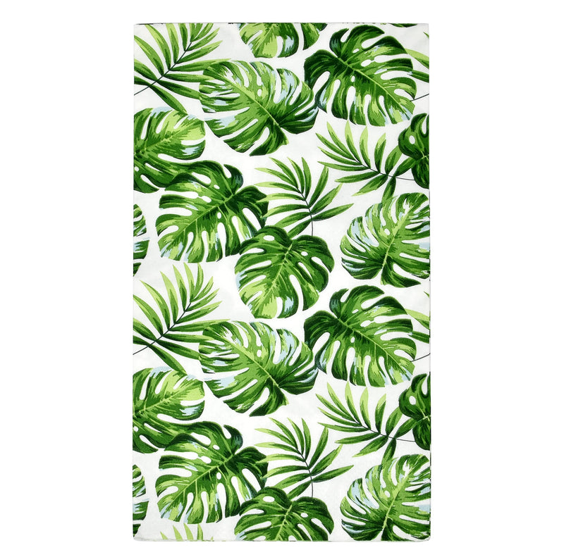 [Australia - AusPower] - 100 Tropical Palm Leaf Guest Napkins 3 Ply Disposable Paper Hawaiian Luau Green Leaves Dinner Hand Napkin for Bathroom Powder Room Wedding Holiday Jungle Birthday Party Baby Shower Decorative Towel 