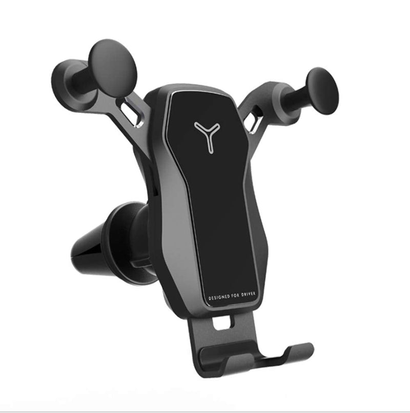 [Australia - AusPower] - CCIDDI Cell Phone Holder for Car, Gravity Car Phone Mount, Auto-Clamping Air Vent Car Phone Holder，Suitable for Horizontal and Vertical Screens. 