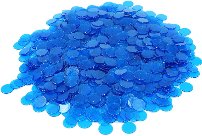 [Australia - AusPower] - Regal Games 3/4-Inch Transparent Bingo Chips, 500 Count Counting Chips, Ages 5 and Up 