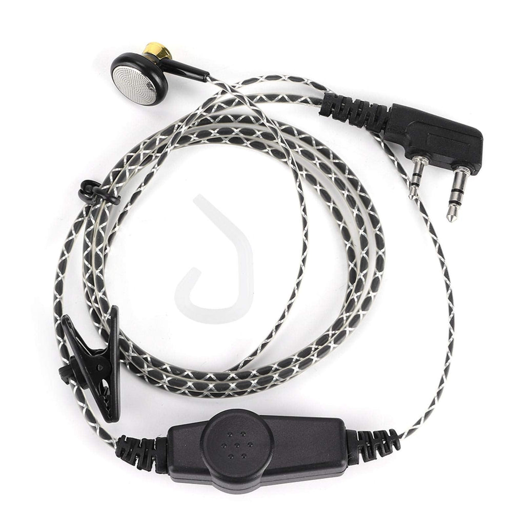 [Australia - AusPower] - Junlucki Headset for Walkie Talkie, Earpiece for HYT Durable Stable Earphone for Two Way Radio, for Office Home 