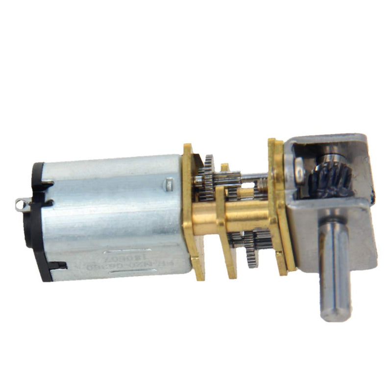 [Australia - AusPower] - Fielect DC 12V 9RPM Reversible Worm Geared Motor High Torque Electric Gear Motor Turbine Worm Gear Box Reduction Motor, Single Shaft GW12GA 