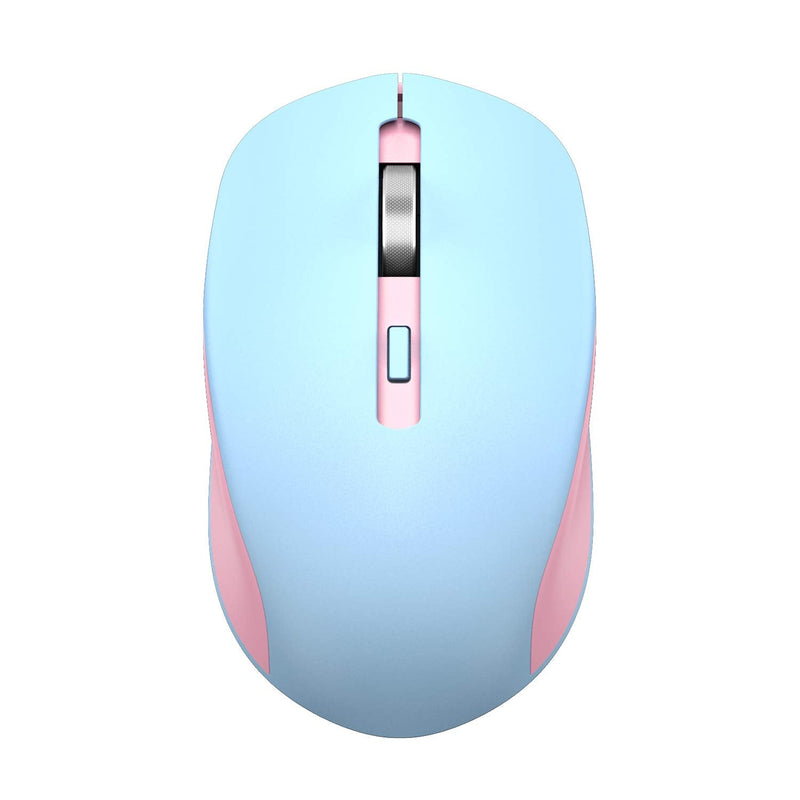 [Australia - AusPower] - Wireless Bluetooth Mouse, seenda 2.4G + Bluetooth 4.0 Wireless Mouse with 3 Adjustable DPI Levels for Windows and Mac Computers,iPad,Chromebook, Pink and Blue 