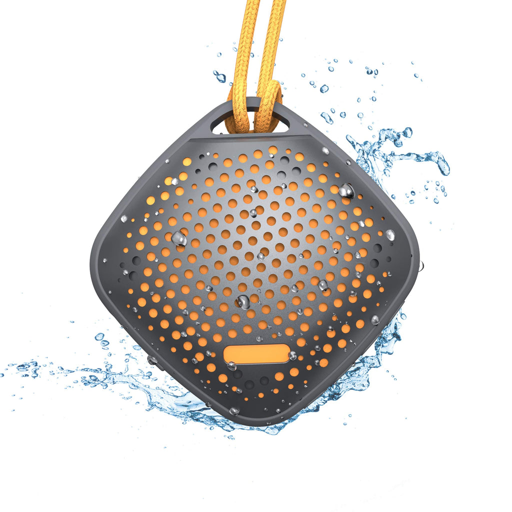 [Australia - AusPower] - Portable Mini Shower Speaker, LEZII IPX5 Waterproof Wireless Outdoor Speaker with HD Sound, Lanyard, Built-in Mic, Travel Speaker Support TF Card for Boating, Sports, Pool, Beach, Hiking, Bicycle Black 